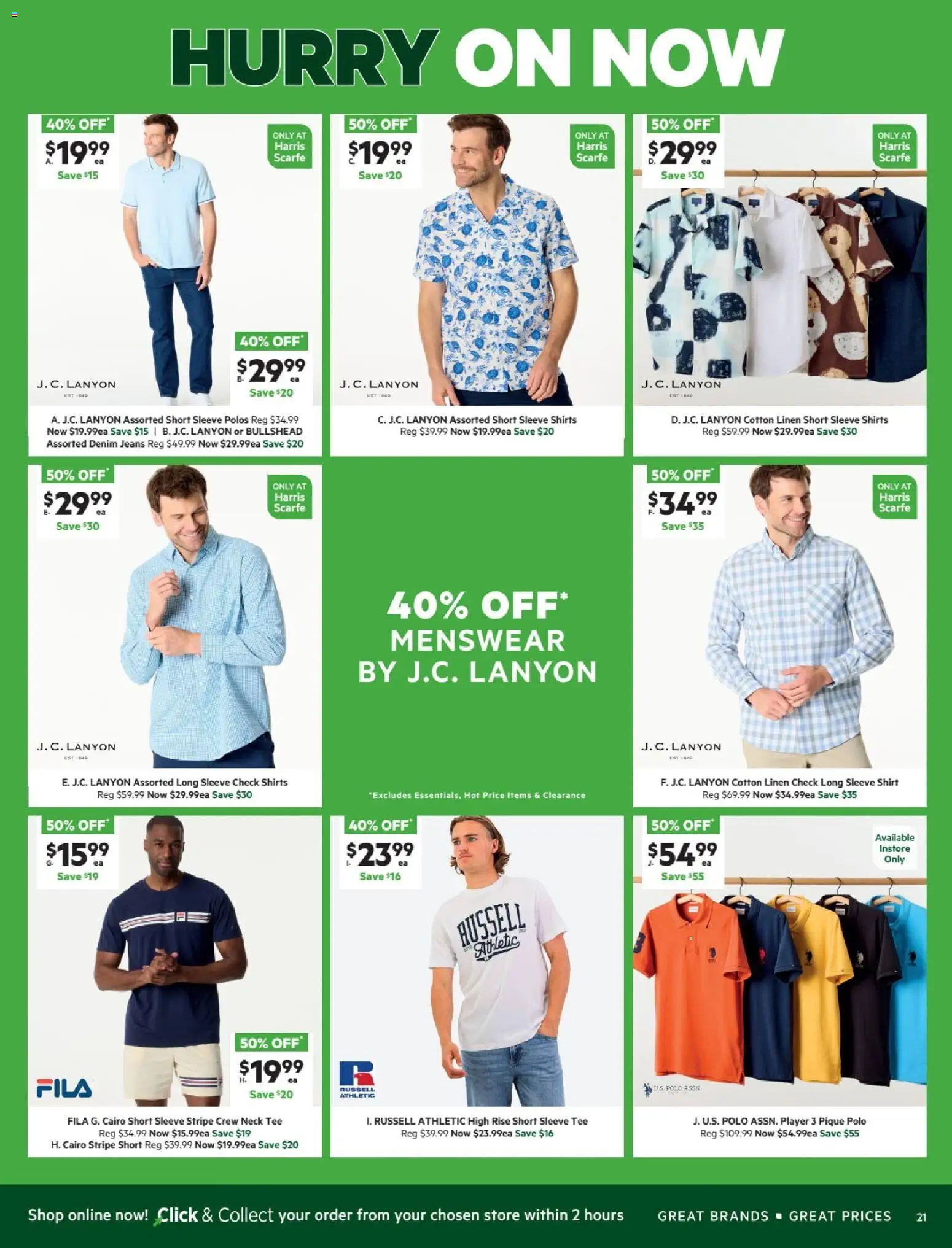 Harris Scarfe catalogue - valid from 24.12.2025 | Page: 21 | Products: Denim, Long sleeve, Polos, Player