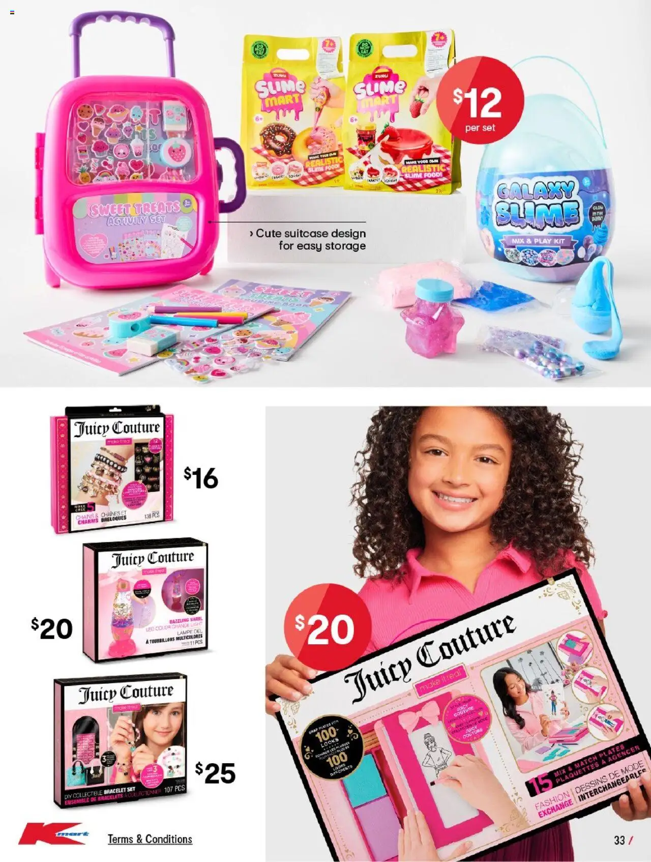 Kmart catalogue - valid from 26.06.2025 | Page: 33 | Products: Bracelet, Charms, Suitcase