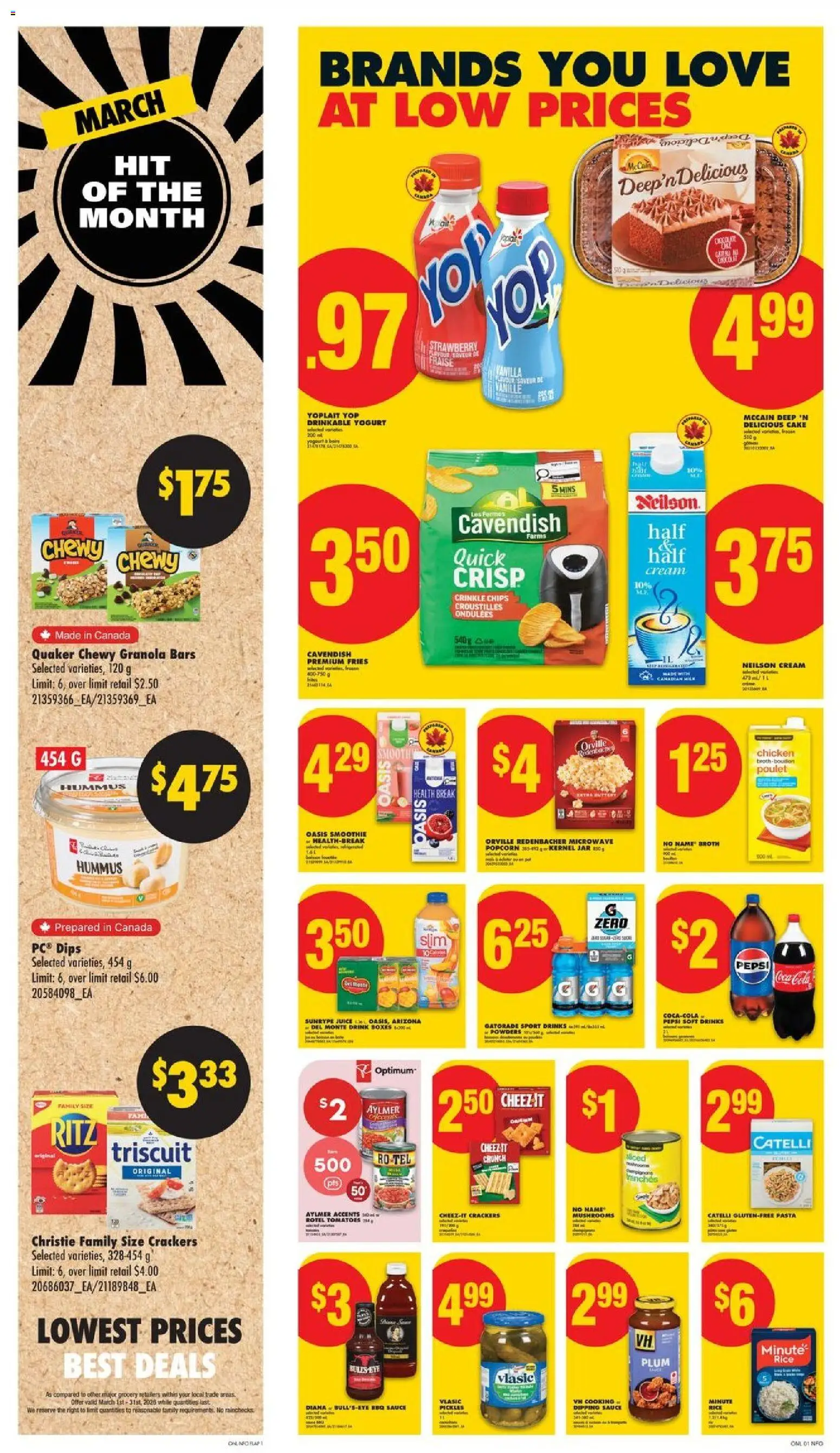 No Frills flyer valid from 05.03.2026 | Page: 7 | Products: Rice, PC, Juice, Chicken