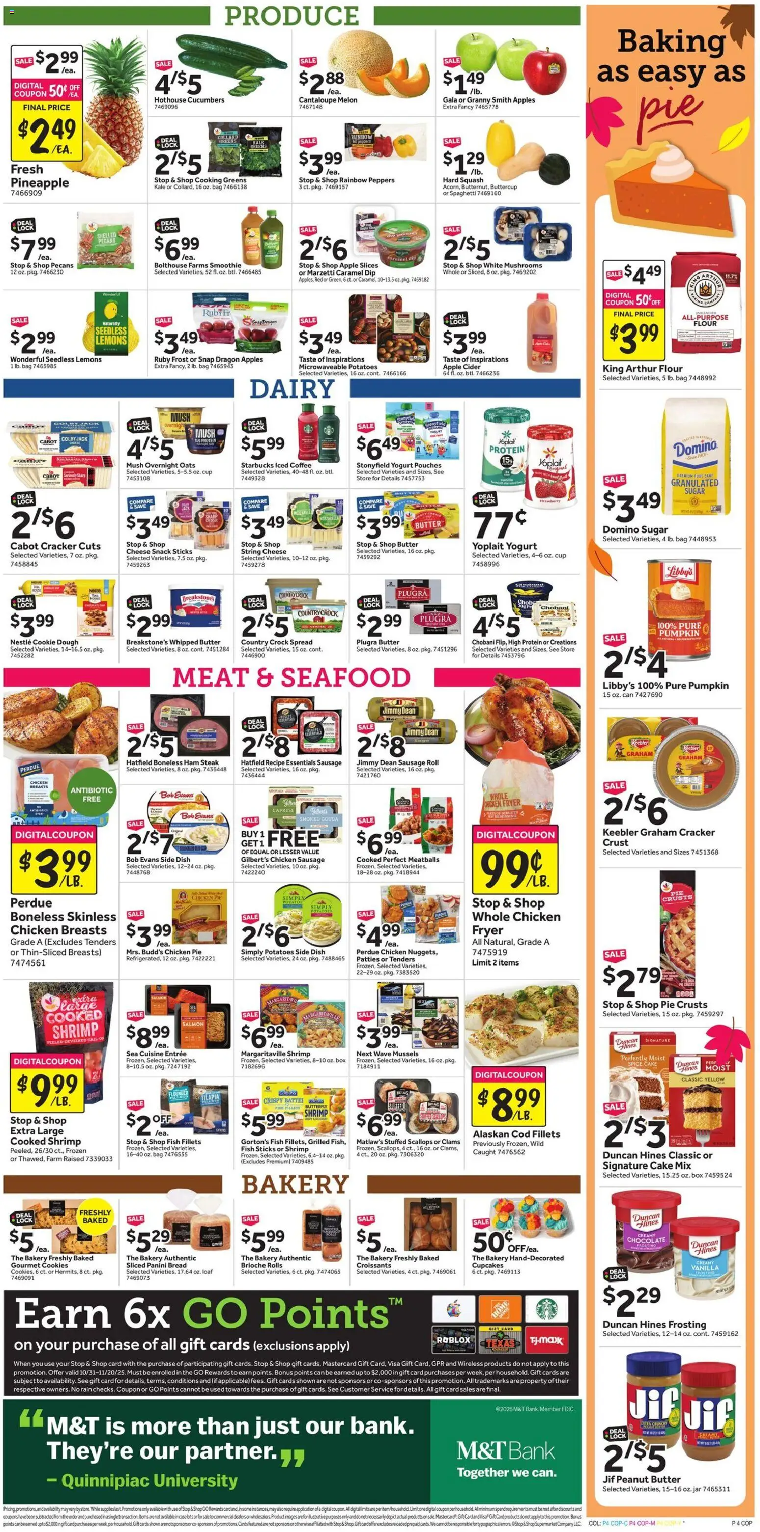 Stop & Shop Weekly Ad - valid from 07.11.2025 | Page: 8 | Products: Fryer, Cheese, Chocolate, Greens