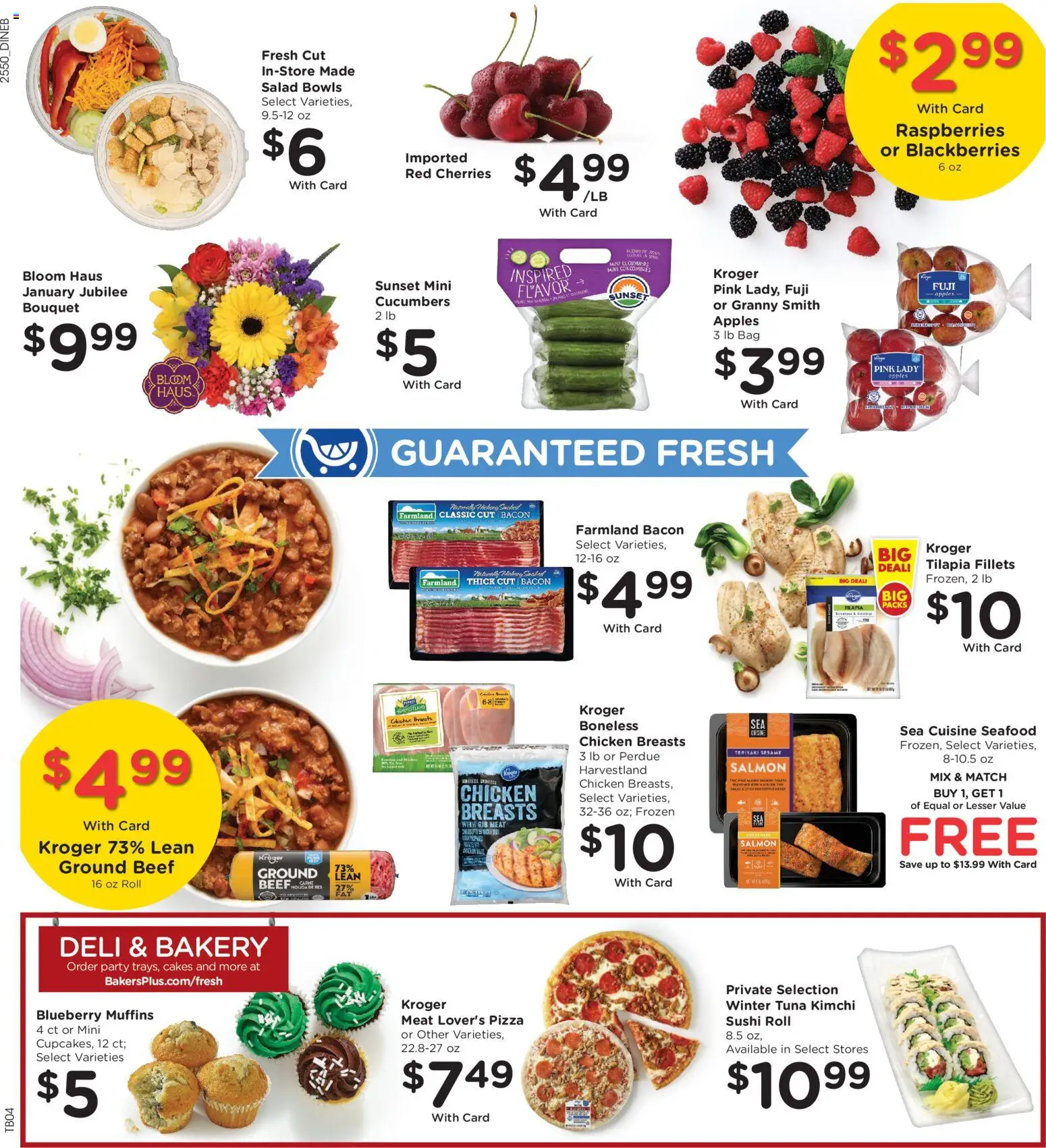 Baker's Weekly Ad - valid from 14.01.2026 | Page: 11 | Products: Apples, Beef, Salad, Bag
