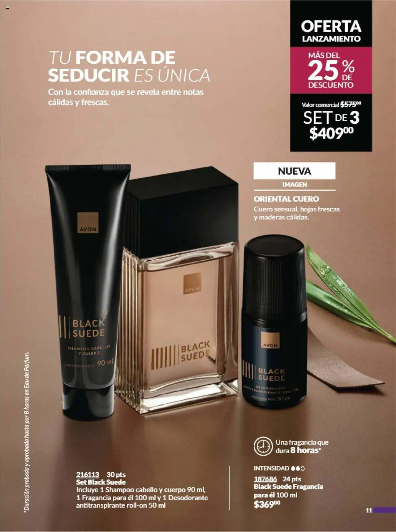 Nuevas ofertas de AVON válidas en toda la República Mexicana desde el 09.08.2025. ¡Encuentra las mejores ofertas en AVON - Campaña 13 2025! | Página: 17 | Productos: Desodorante, Antitranspirante, Fragancia