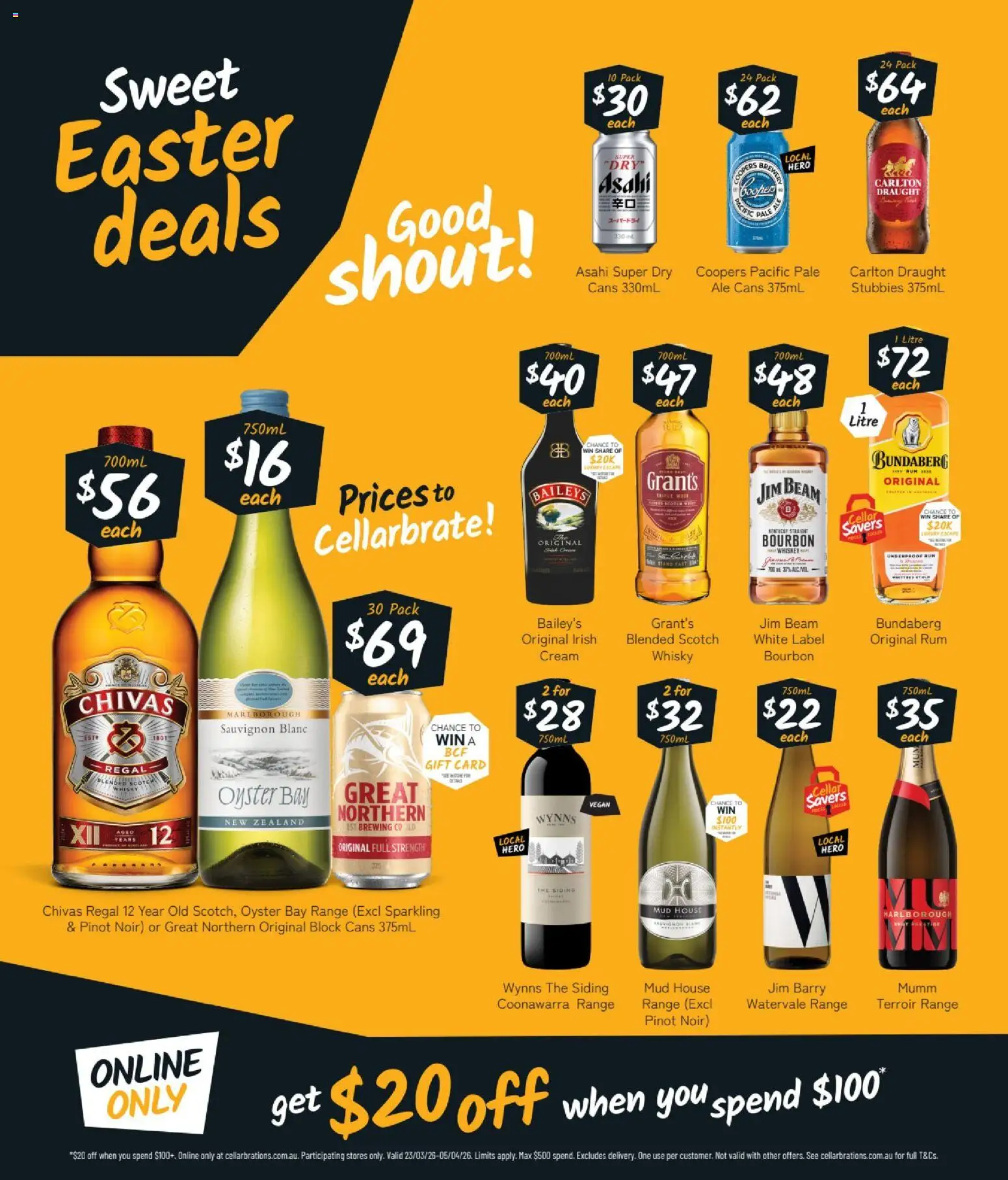 Cellarbrations catalogue - valid from 23.03.2026 | Page: 2 | Products: Bourbon, Cream, Whiskey, Scotch