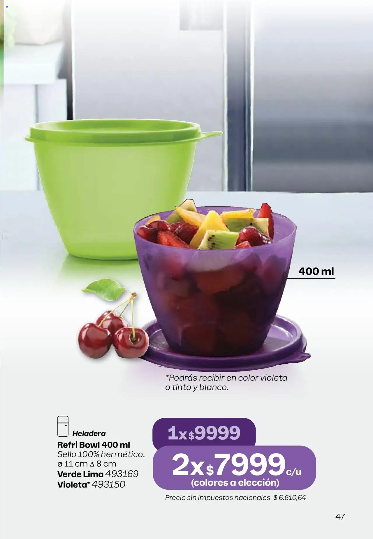 Tupperware - Campaña 17/2025 │ válido desde el 13.10.2025 | Página: 48 | Productos: Bowl, Lima, Heladera