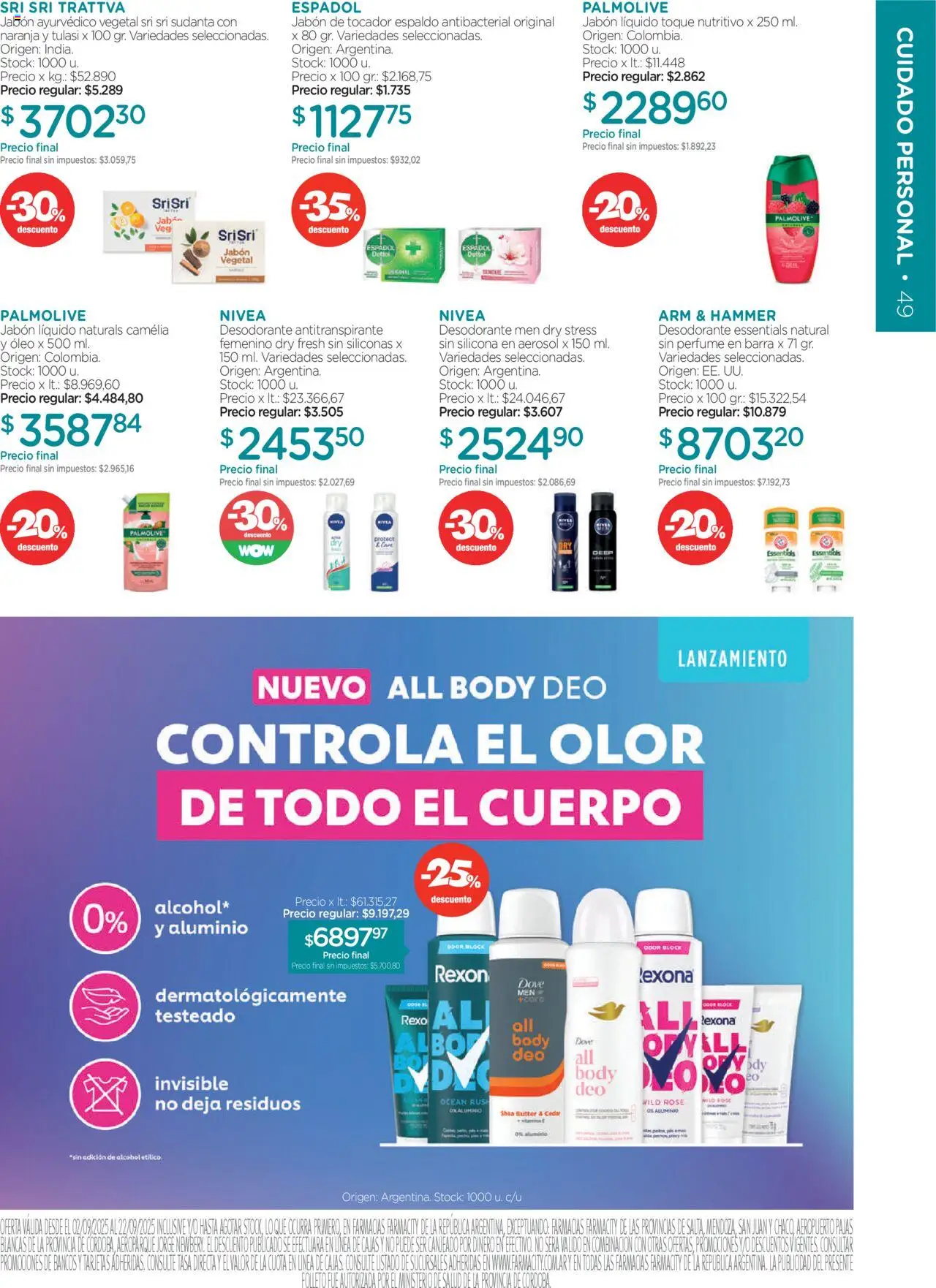 Farmacity catálogo │ válido desde el 02.09.2025 | Página: 49