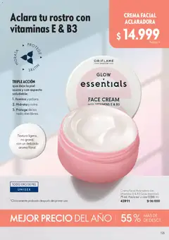 Oriflame catálogo -  Vista previa de la revista de la tienda Oriflame valido desde el 18.04.2026 | Página: 125 | Productos: Crema, Vitaminas