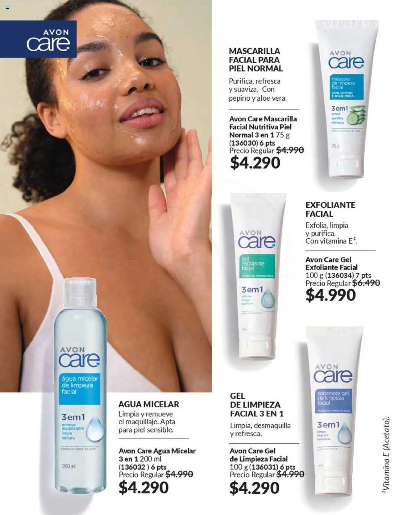 Catálogo Avon Campaña 12 │ válido desde el 22.07.2025 | Página: 95 | Productos: Exfoliante facial, Agua, Máscara, Pepino