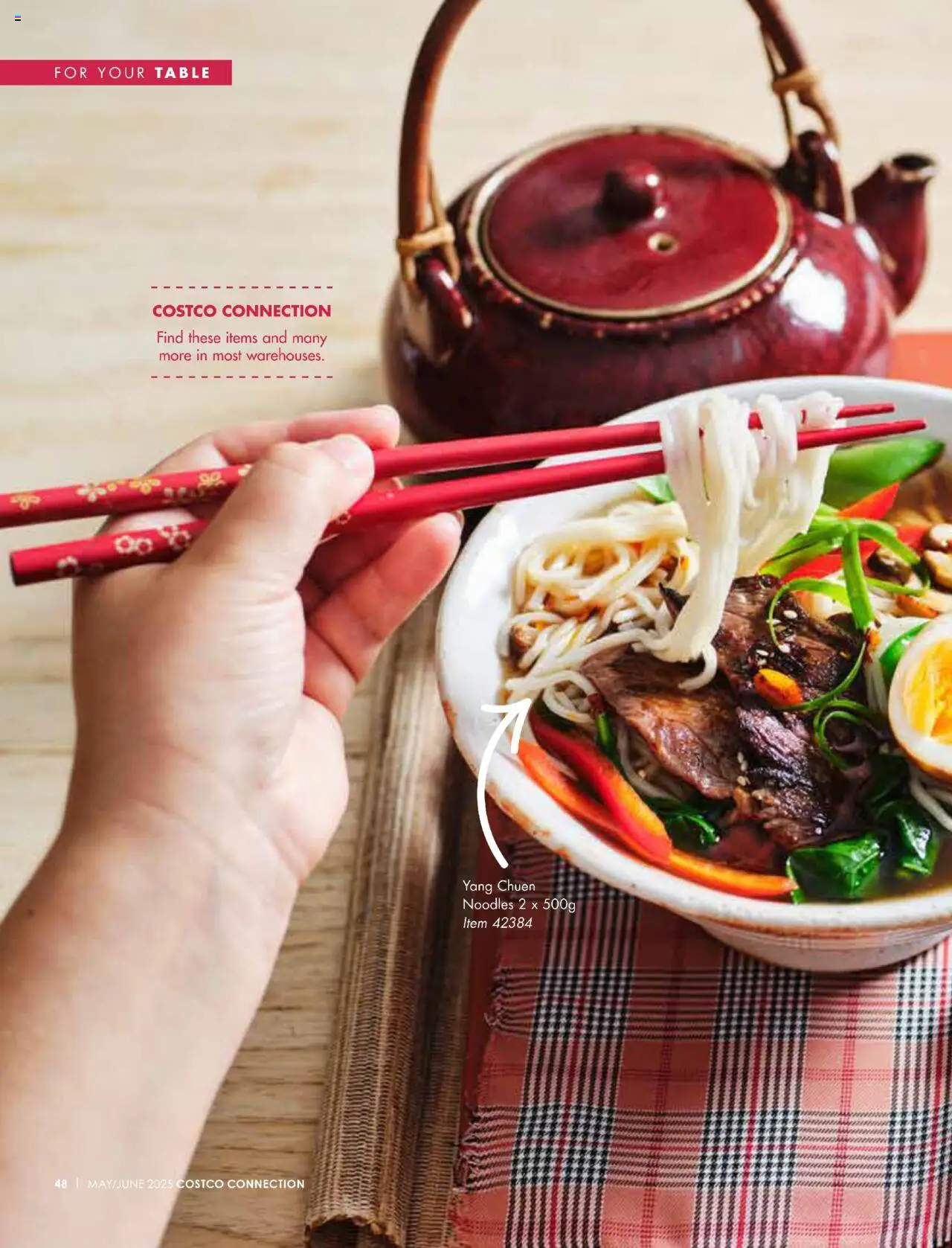 Costco catalogue - valid from 01.05.2025 | Page: 48 | Products: Table, Noodles