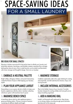 Preview of The Good Guys Kitchen Guide - valid from 25.03.2026 | Page: 45 | Products: Accessories, Appliance, Laundry, Bench
