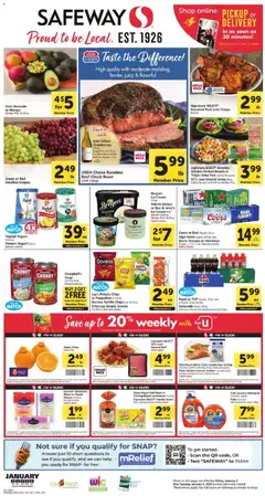 Preview of Safeway weekly ads valid from 02.01.2026