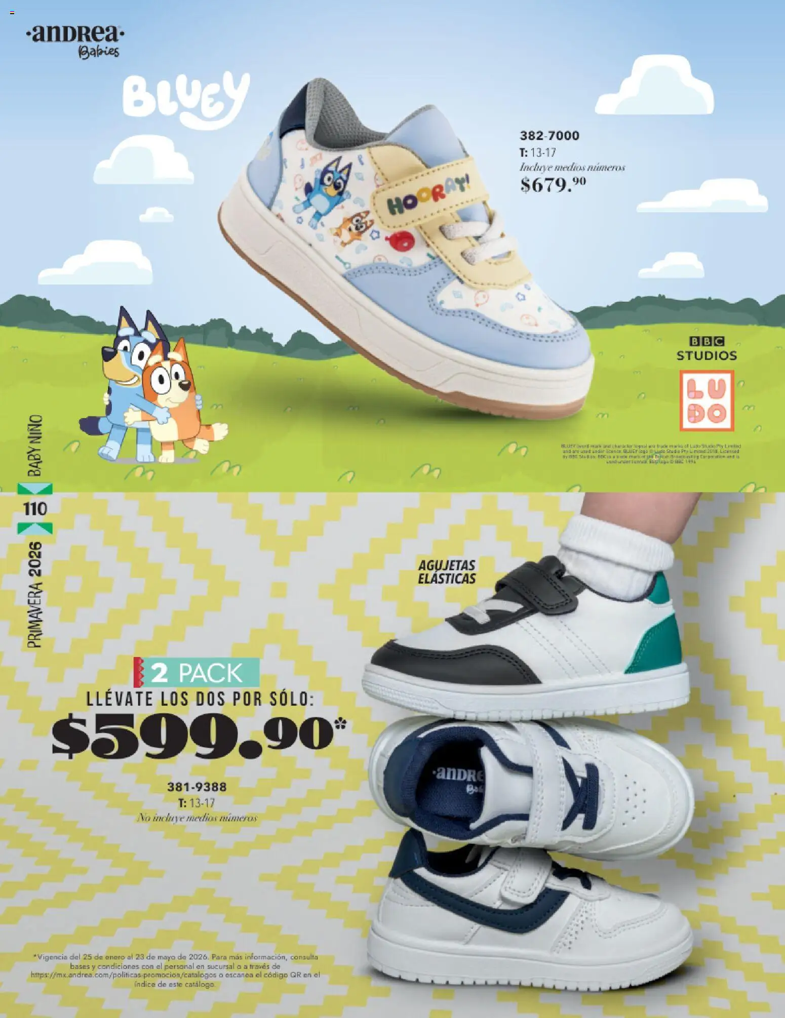 Nuevas ofertas de Andrea válidas en toda la República Mexicana desde el 25.01.2026. ¡Encuentra las mejores ofertas en Andrea catálogo Infantil Baby ! | Página: 34