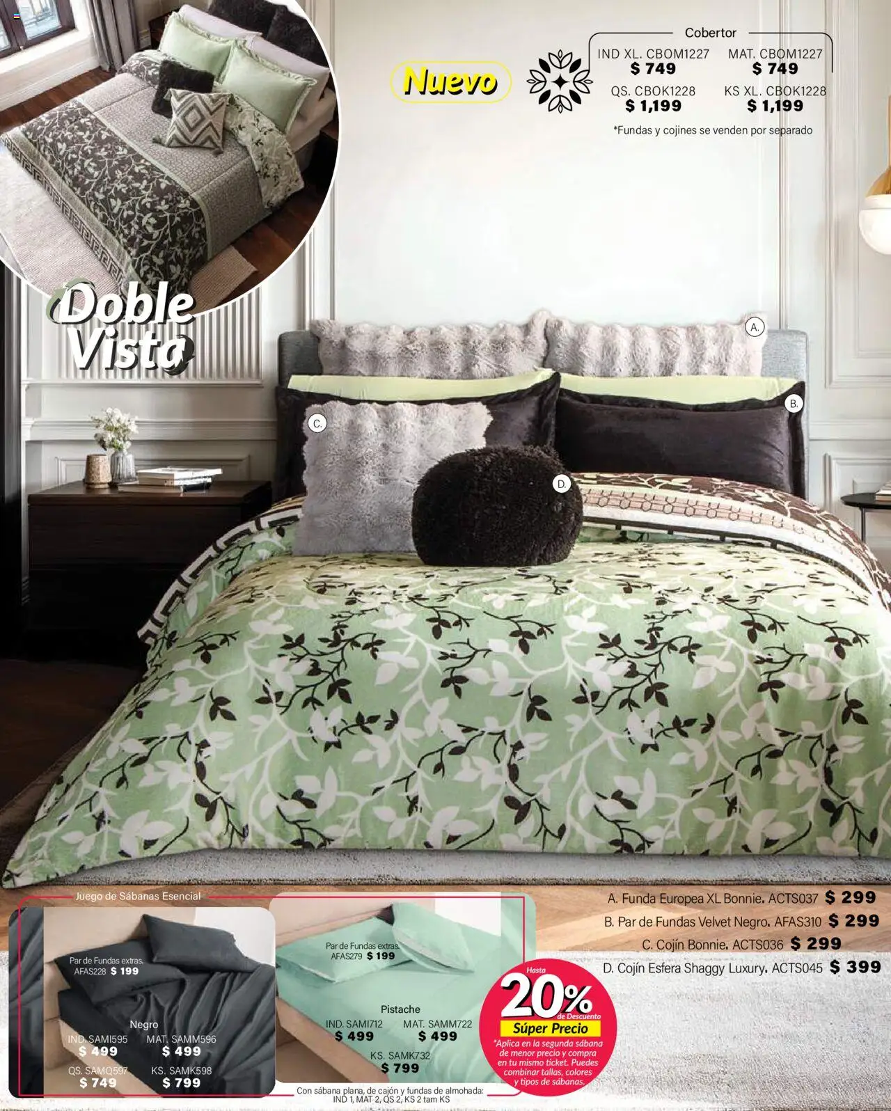 Nuevas ofertas de Colchas Concord válidas en toda la República Mexicana desde el 01.08.2025. ¡Encuentra las mejores ofertas en Colchas Concord - Catálogo! | Página: 698 | Productos: Cobertor, Juego, Almohada, Sabanas