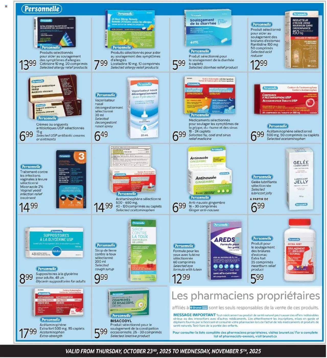 Brunet flyer valid from 23.10.2025 | Page: 3 | Products: Cream, Lamp