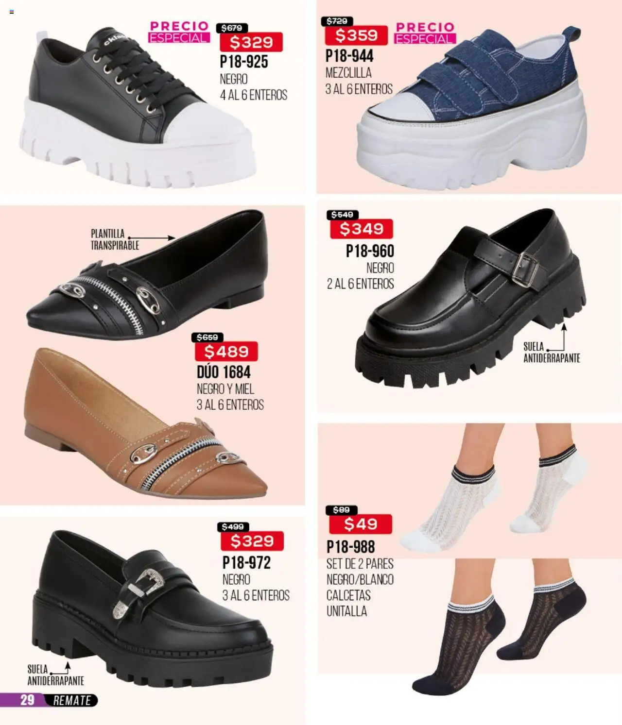 Nuevas ofertas de Cklass válidas en toda la República Mexicana desde el 13.08.2025. ¡Encuentra las mejores ofertas en Cklass - Catálogo Remate Total Ropa! | Página: 151 | Productos: Calcetas