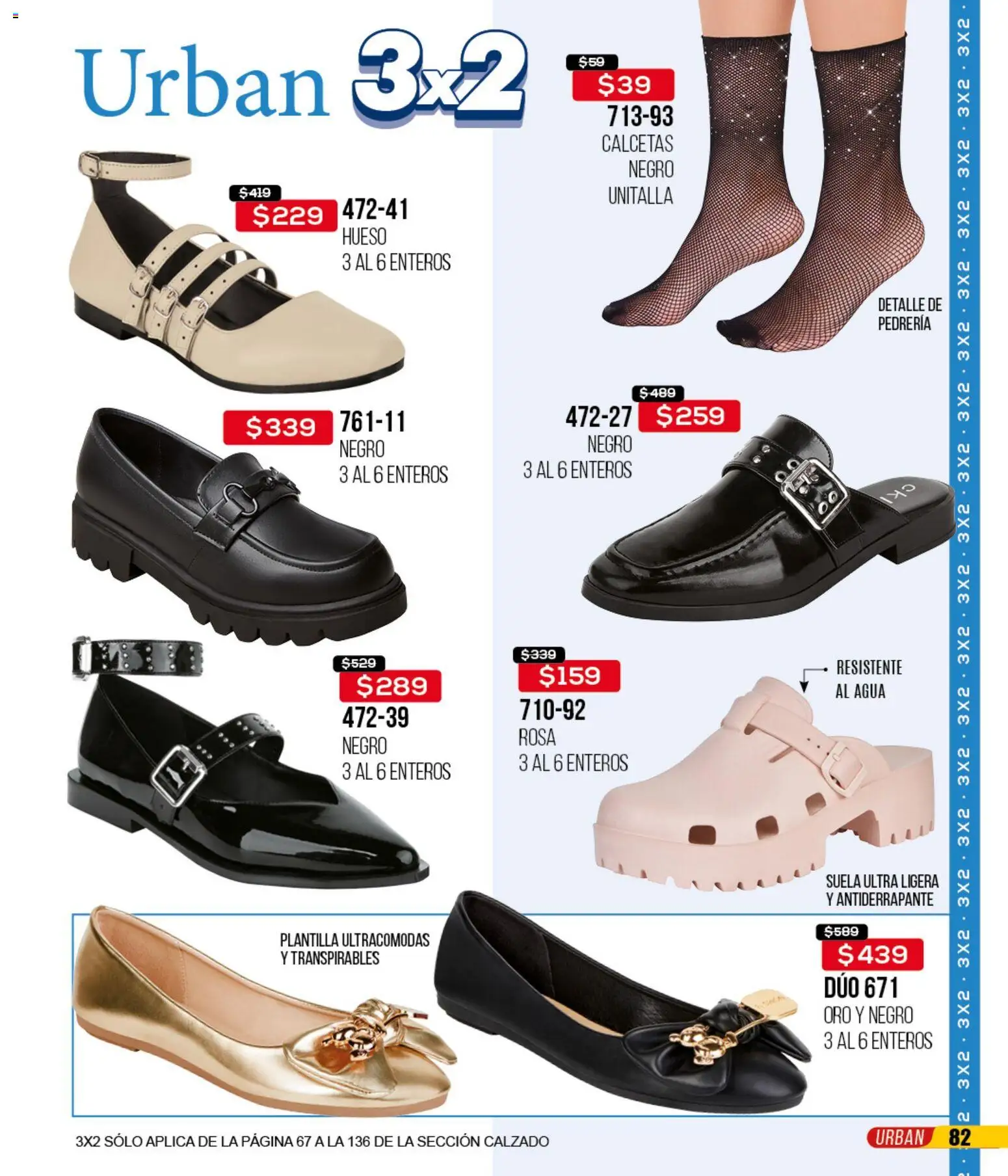 Nuevas ofertas de Cklass válidas en toda la República Mexicana desde el 14.04.2026. ¡Encuentra las mejores ofertas en Cklass catálogo 3X2 Digital Ropa! | Página: 179 | Productos: Calcetas, Agua