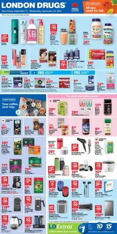 Preview of London Drugs weekly flyer / circulaire from shop London Drugs valid from 19.09.2025