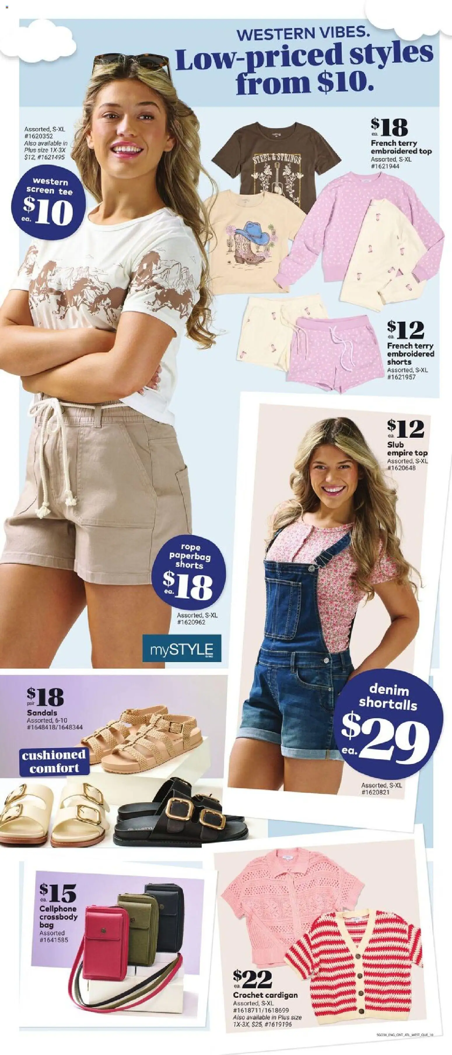 Giant Tiger flyer valid from 22.04.2026 | Page: 13 | Products: Cardigan, Bag, Shoes, Shorts