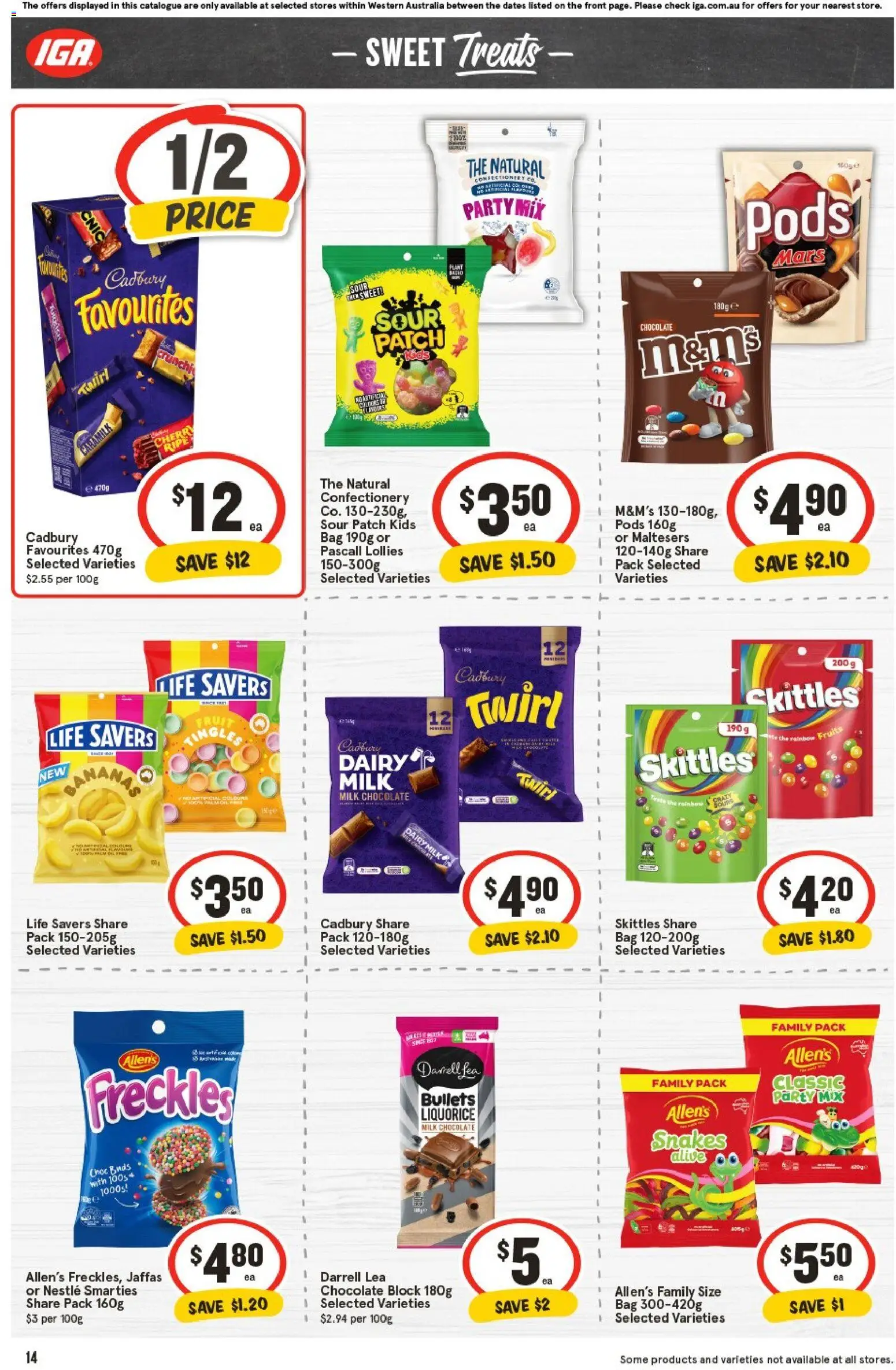 IGA catalogue - valid from 05.11.2025 | Page: 14 | Products: Plant, Dairy, Chocolate, Bag
