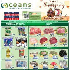 Preview of Oceans weekly flyer / circulaire from shop Oceans valid from 26.09.2025