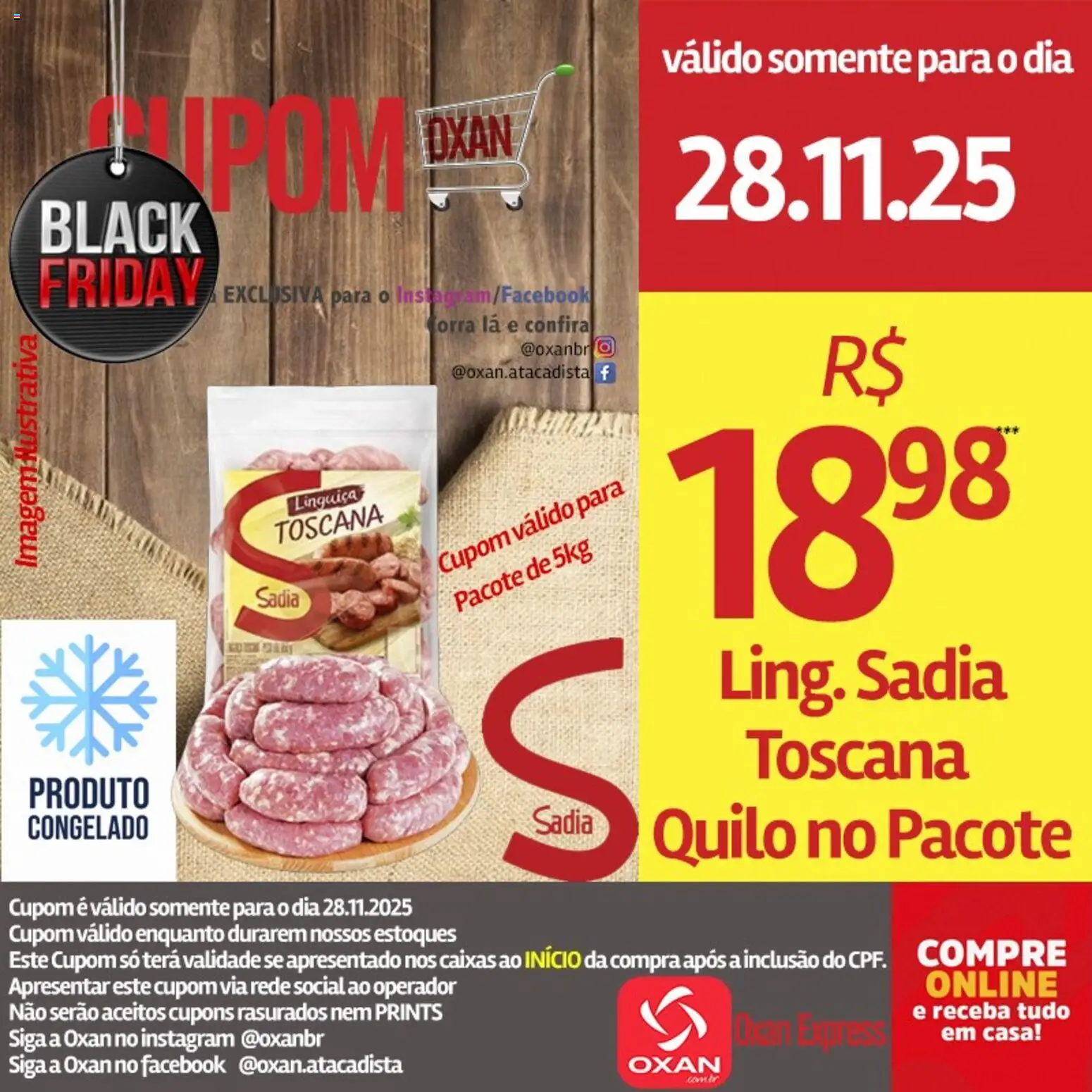 Oxan Atacadista Folheto - válido de 28.11.2025 | Página: 10 | Produtos: Linguiça