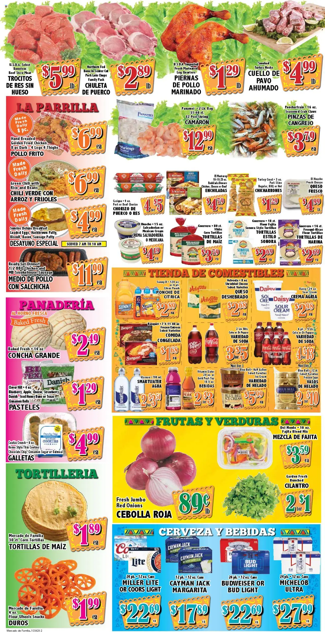Market Basket - Mercado - valid from 01.10.2025 | Page: 2 | Products: Rice, Cream, Pepper, Sausage