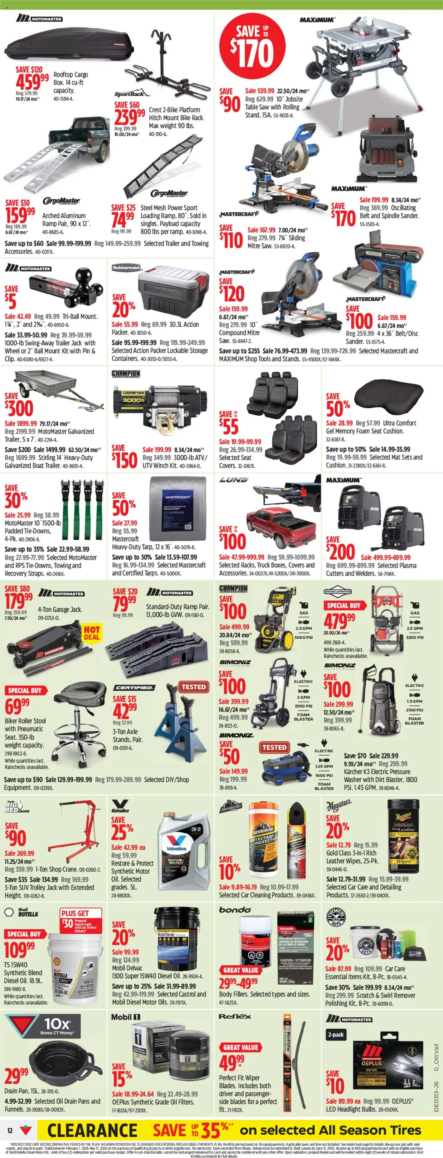 Canadian Tire flyer valid from 26.03.2026 | Page: 12