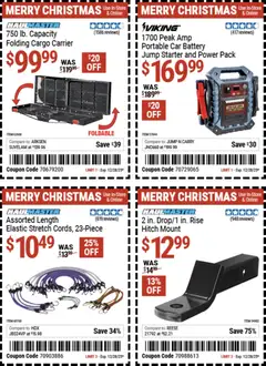 Preview of Harbor Freight weekly ads valid from 15.12.2025 | Page: 24 | Products: Battery, Car Battery, Starter