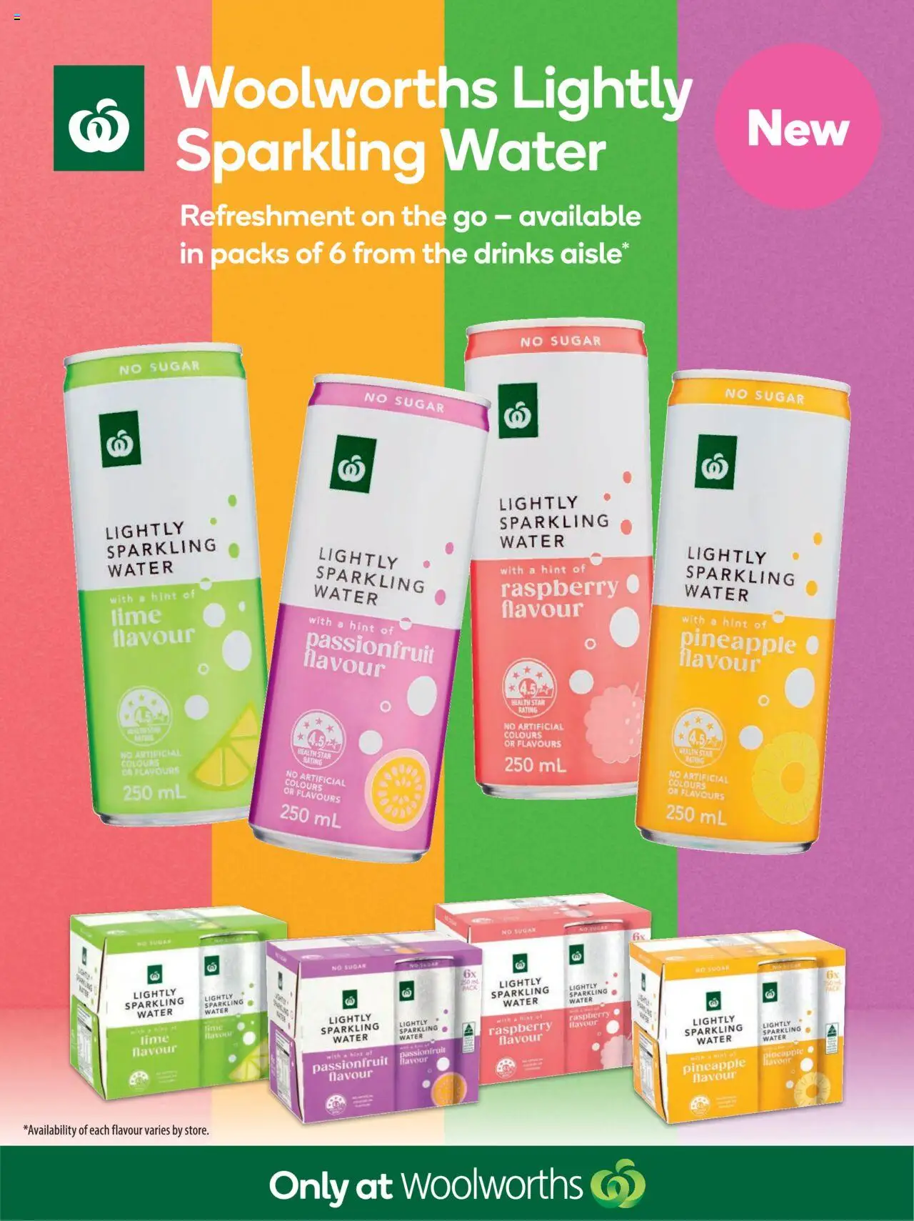 Woolworths catalogue - valid from 01.07.2025 | Page: 95 | Products: Pineapple, Passionfruit, Water, Raspberry