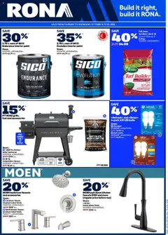 Preview of Rona weekly flyer / circulaire from shop Rona valid from 16.10.2025