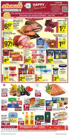 Preview of Shaw's weekly ads valid from 12.12.2025