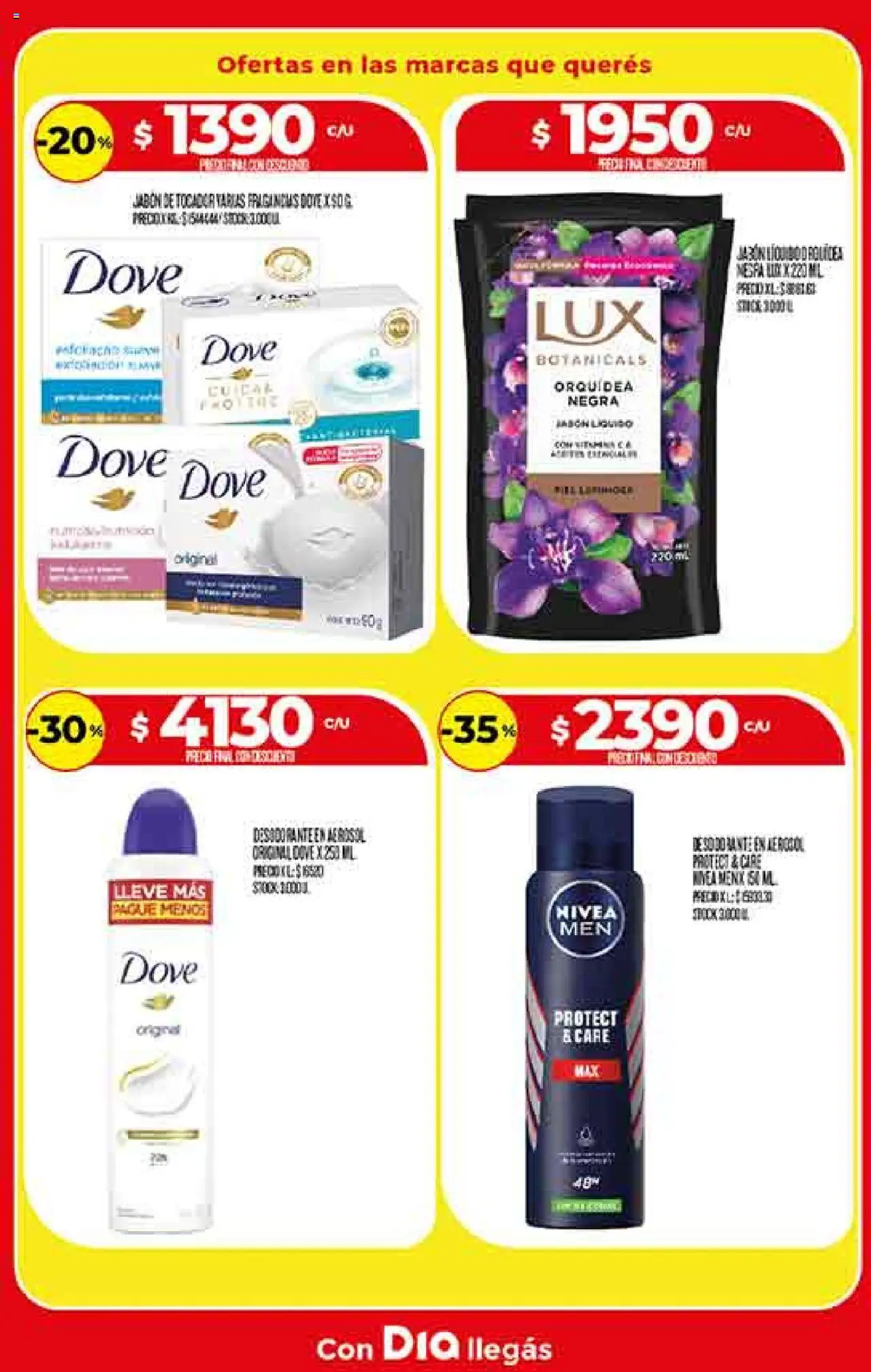 Supermercado DIA Ofertas - Salta y Jujuy │ válido desde el 06.08.2025 | Página: 19 | Productos: Jabón, Desodorante