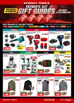 Preview of Sydney Tools Catalogue Father’s Day  - valid from 18.08.2025