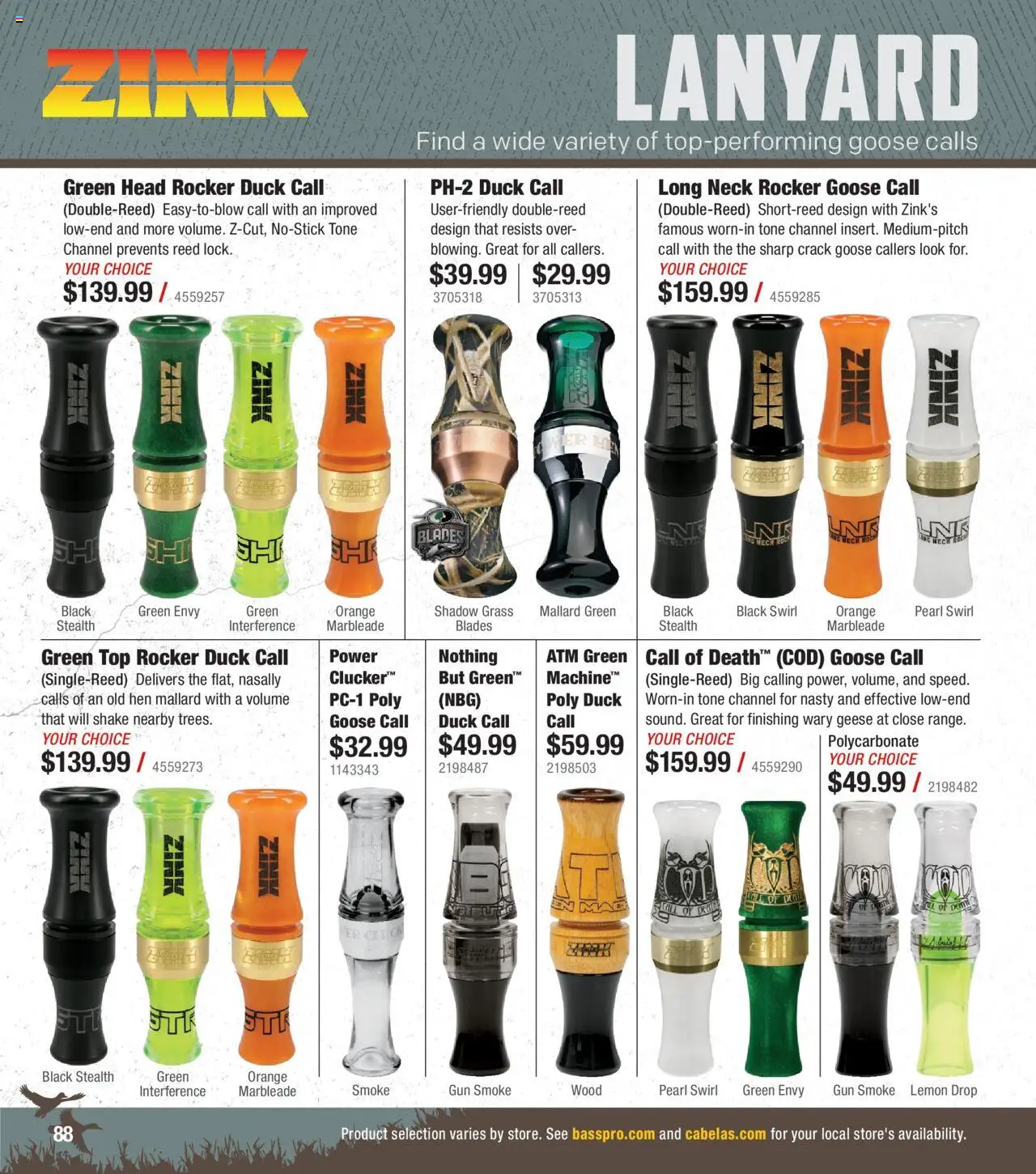 Cabela's Waterfowl 25 - valid from 01.10.2025 | Page: 88 | Products: Lemon, Gun