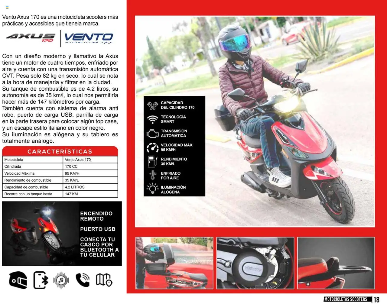 Nuevas ofertas de Cklass válidas en toda la República Mexicana desde el 18.06.2025. ¡Encuentra las mejores ofertas en Cklass catálogo Motos! | Página: 19 | Productos: Usb, Alarma, Pesa, Parrilla