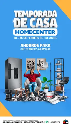 Homecenter catálogo -  Vista previa de la revista de la tienda Homecenter valido desde el 26.03.2026