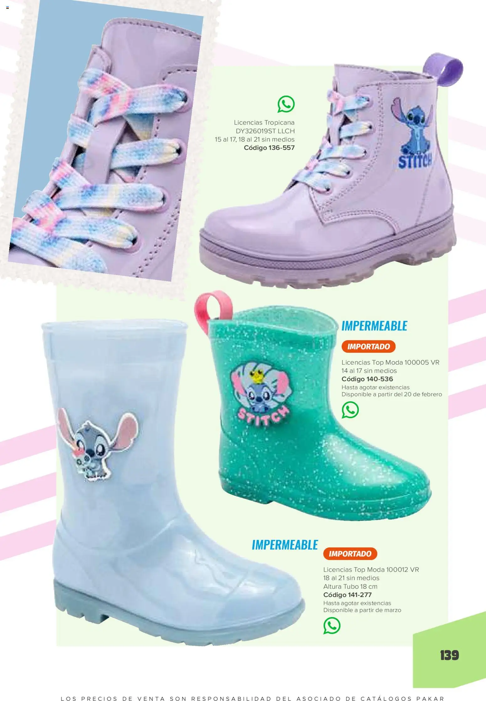 Nuevas ofertas de SC Pakar válidas en toda la República Mexicana desde el 30.01.2026. ¡Encuentra las mejores ofertas en SC Pakar catálogo Niña! | Página: 139 | Productos: Top