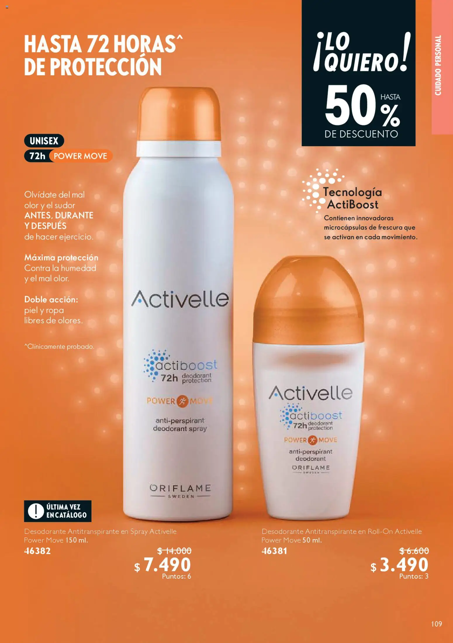 Oriflame catálogo │ válido desde el 07.03.2026 | Página: 117 | Productos: Desodorante, Antitranspirante, Ropa