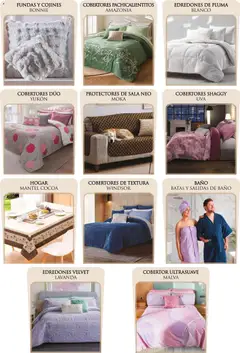 Vista previa de Colchas Concord catálogo, nuevo folleto de la tienda, válido en México a partir del 01.02.2026 | Página: 4 | Productos: Mantel, Cobertor, Baño
