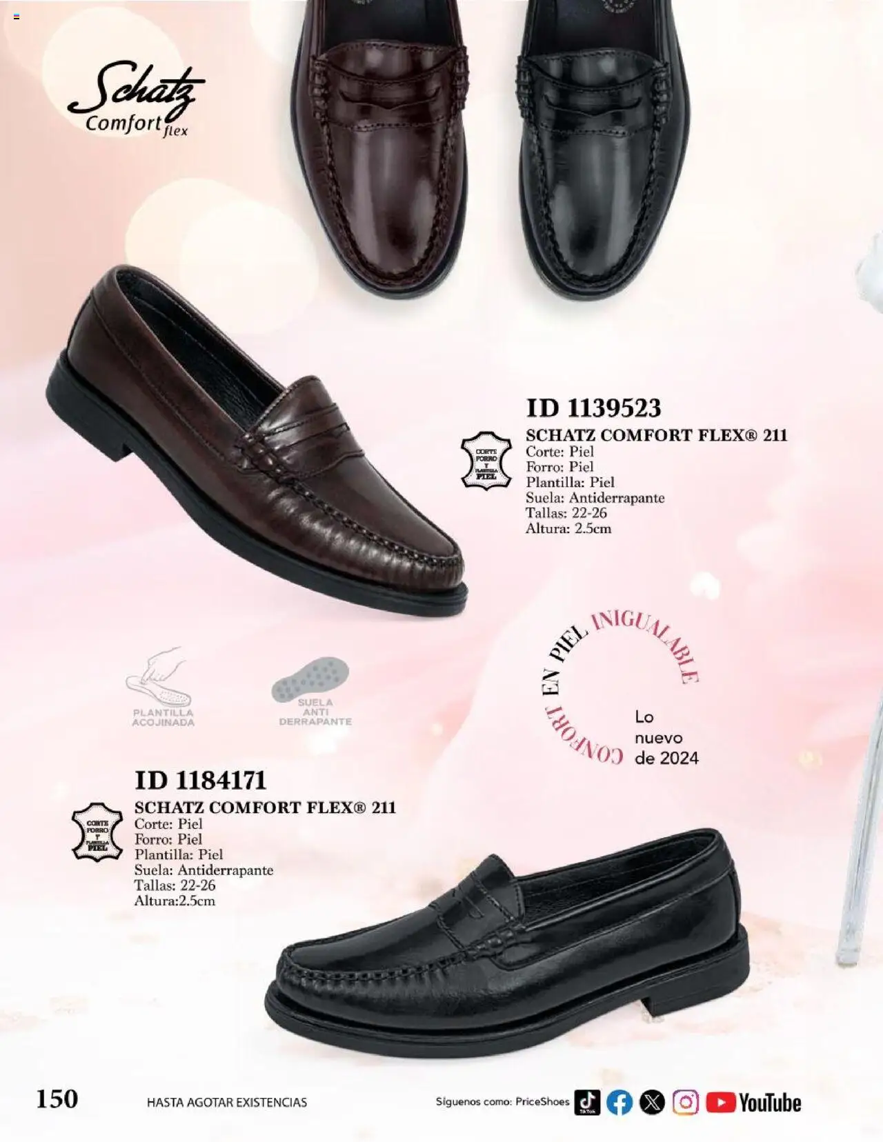 Nuevas ofertas de Price Shoes válidas en toda la República Mexicana desde el 05.08.2024. ¡Encuentra las mejores ofertas en Price Shoes catálogo Vestir Casual ! | Página: 150