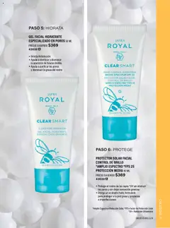 Nuevas ofertas de JAFRA válidas en toda la República Mexicana desde el 01.05.2025. ¡Encuentra las mejores ofertas en PROTECTOR SOLAR FACIAL CONTROL DE BRILLO *AMPLIO ESPECTRO *FPS 25 PROTECCIÓN MEDIA 50 ML, Protector solar facial control de brillo. Protege el rostro de los rayos *UV sin obstruir los poros y sin dejar sensación grasosa. Otorga un acabado mate, formulado para proteger a la piel grasa y propensa a imperfecciones.! | Página: 21