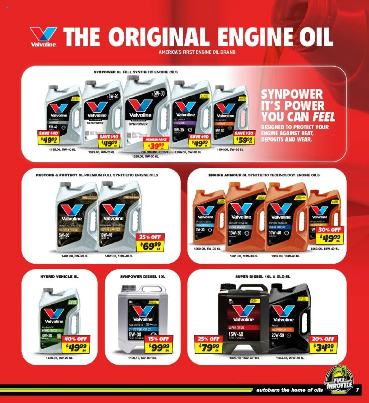 Autobarn catalogue - valid from 13.08.2025 | Page: 7 | Products: Oil