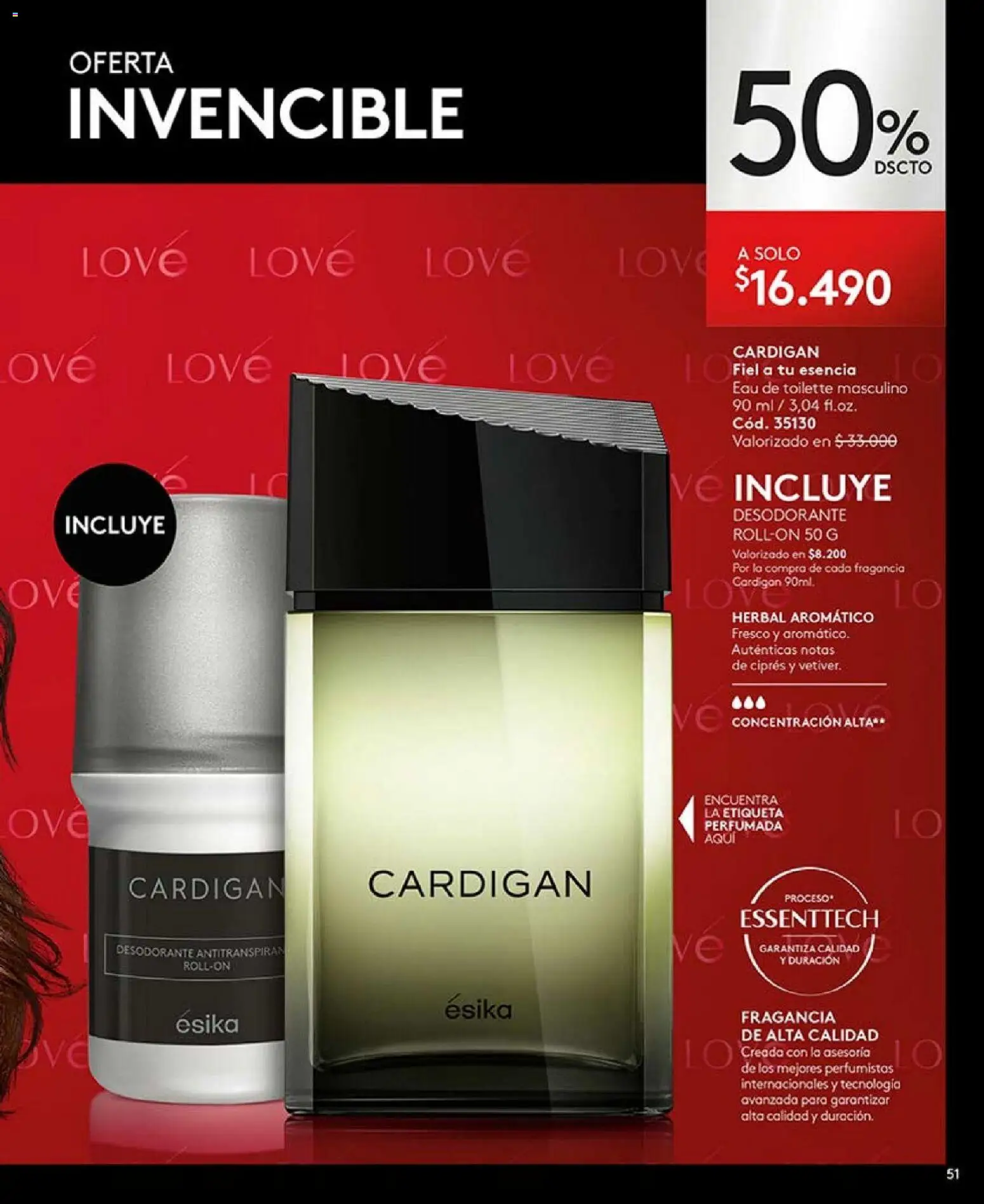 Catálogo Ésika Campaña 3 │ válido desde el 01.02.2026 | Página: 55 | Productos: Fragancia, Eau de toilette, Cardigan, Desodorante