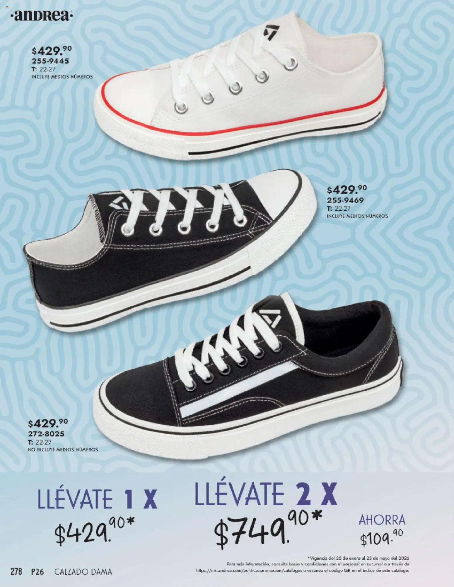 Nuevas ofertas de Andrea válidas en toda la República Mexicana desde el 25.01.2026. ¡Encuentra las mejores ofertas en Andrea catálogo Calzado Dama! | Página: 278