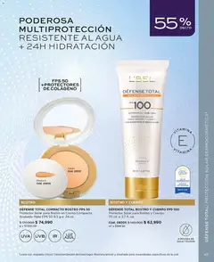 L'Bel catálogo C07/2026 -  Vista previa de la revista de la tienda L'Bel valido desde el 24.04.2026 | Página: 47 | Productos: Agua, Crema, Uva, Protector solar