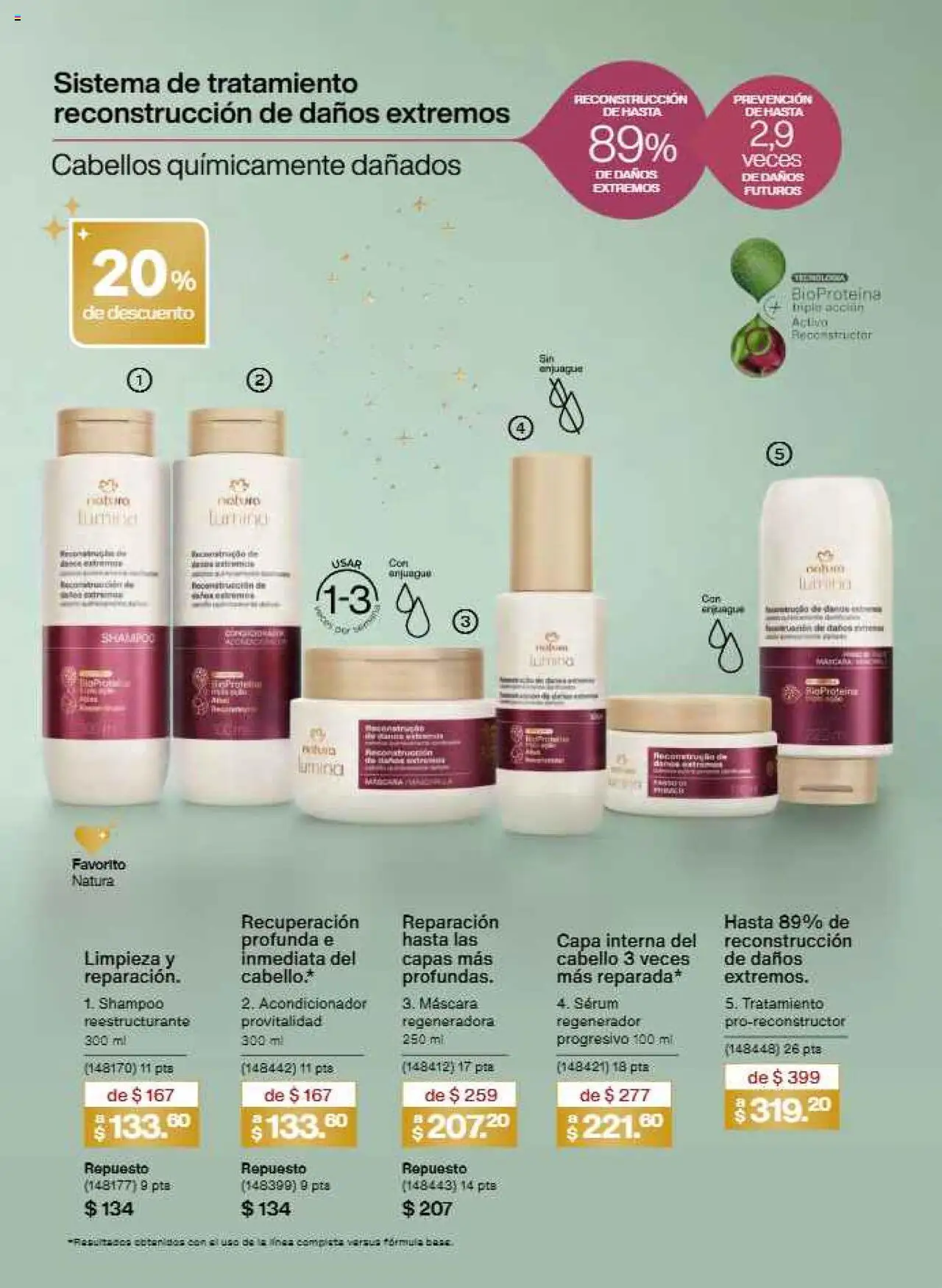 Nuevas ofertas de Natura válidas en toda la República Mexicana desde el 22.11.2025. ¡Encuentra las mejores ofertas en Natura campaña 17 2025! | Página: 155 | Productos: Serum, Máscara, Acondicionador