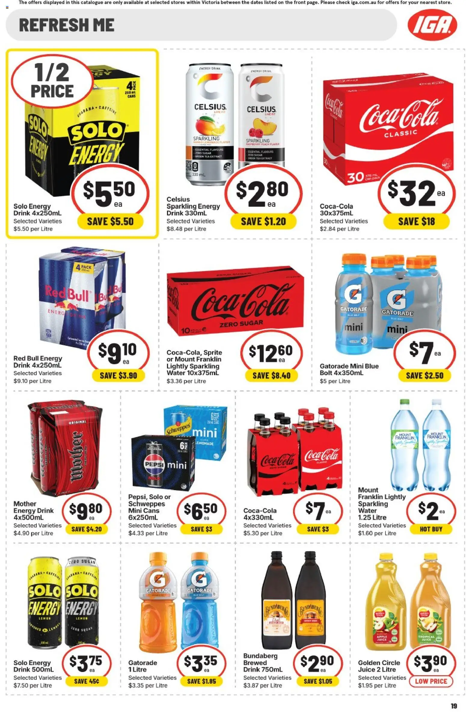 Ritchies catalogue - valid from 22.04.2026 | Page: 17 | Products: Juice, Pepsi, Peach, Raspberry