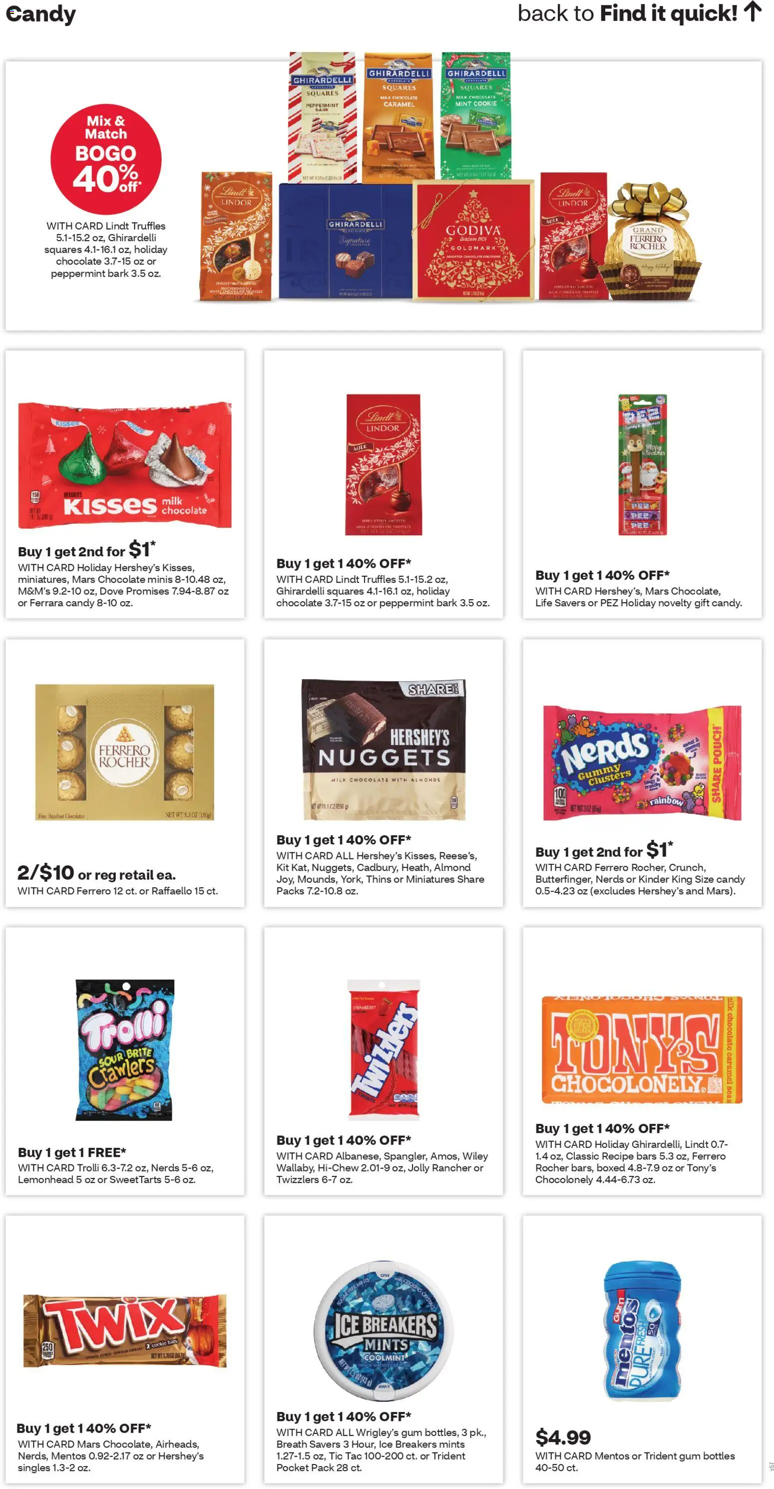 CVS Pharmacy Weekly Ad - WA - valid from 09.11.2025 | Page: 16 | Products: Peppermint, Milk, Chocolate, Sugar