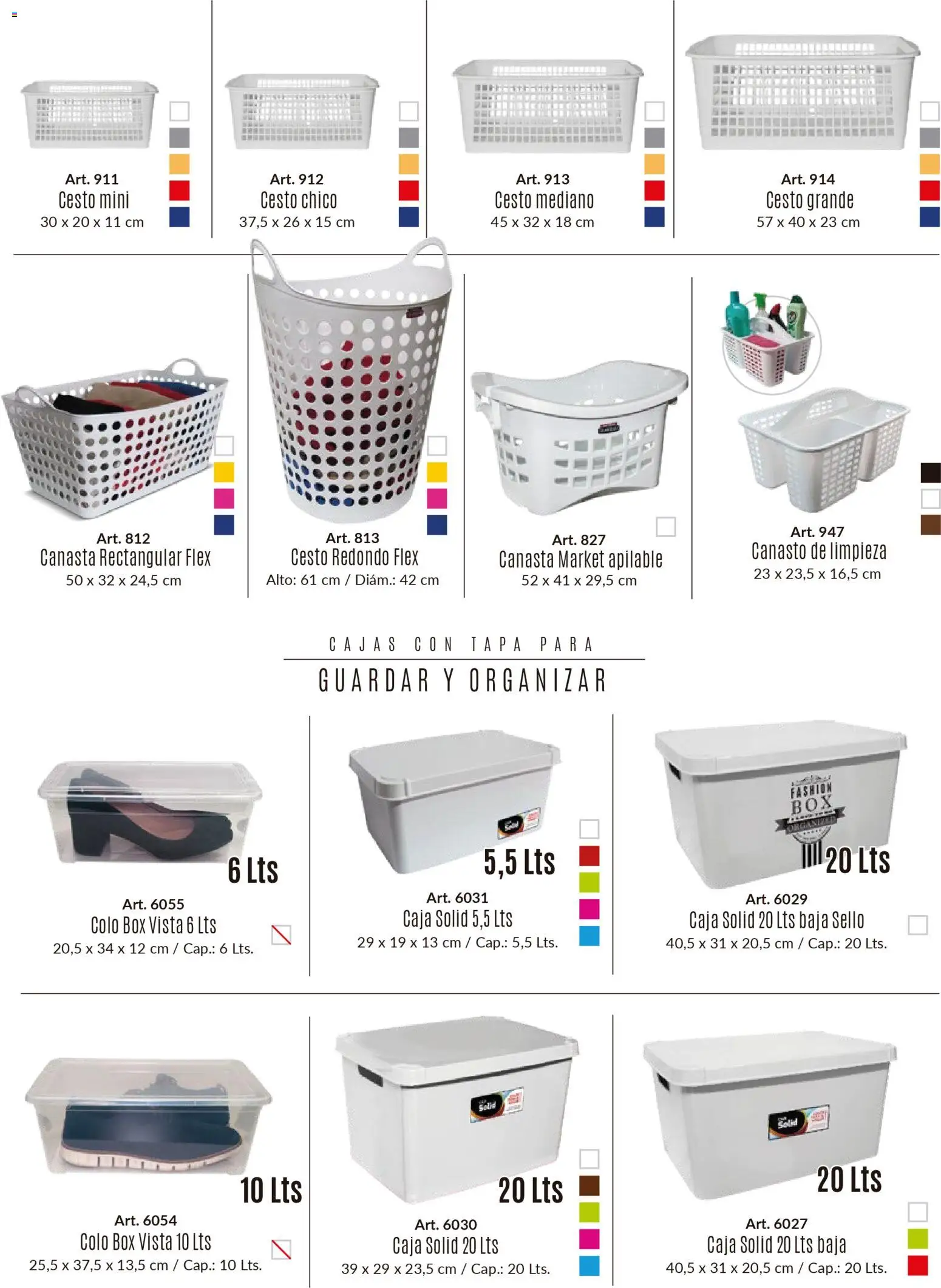 Colombraro - Catálogo Organizate │ válido desde el 26.01.2026 | Página: 6 | Productos: Caja, Canasta