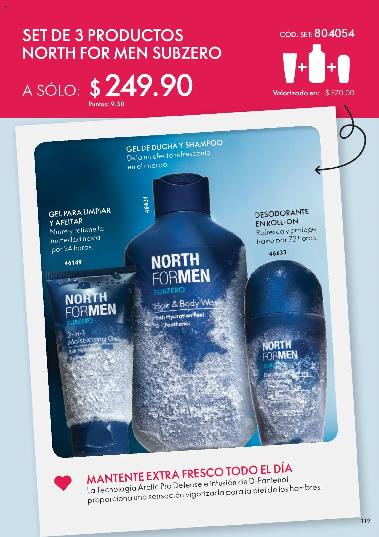 Nuevas ofertas de Oriflame válidas en toda la República Mexicana desde el 25.10.2025. ¡Encuentra las mejores ofertas en Oriflame Buen Fin! | Página: 119 | Productos: Desodorante, Body, Gel de ducha