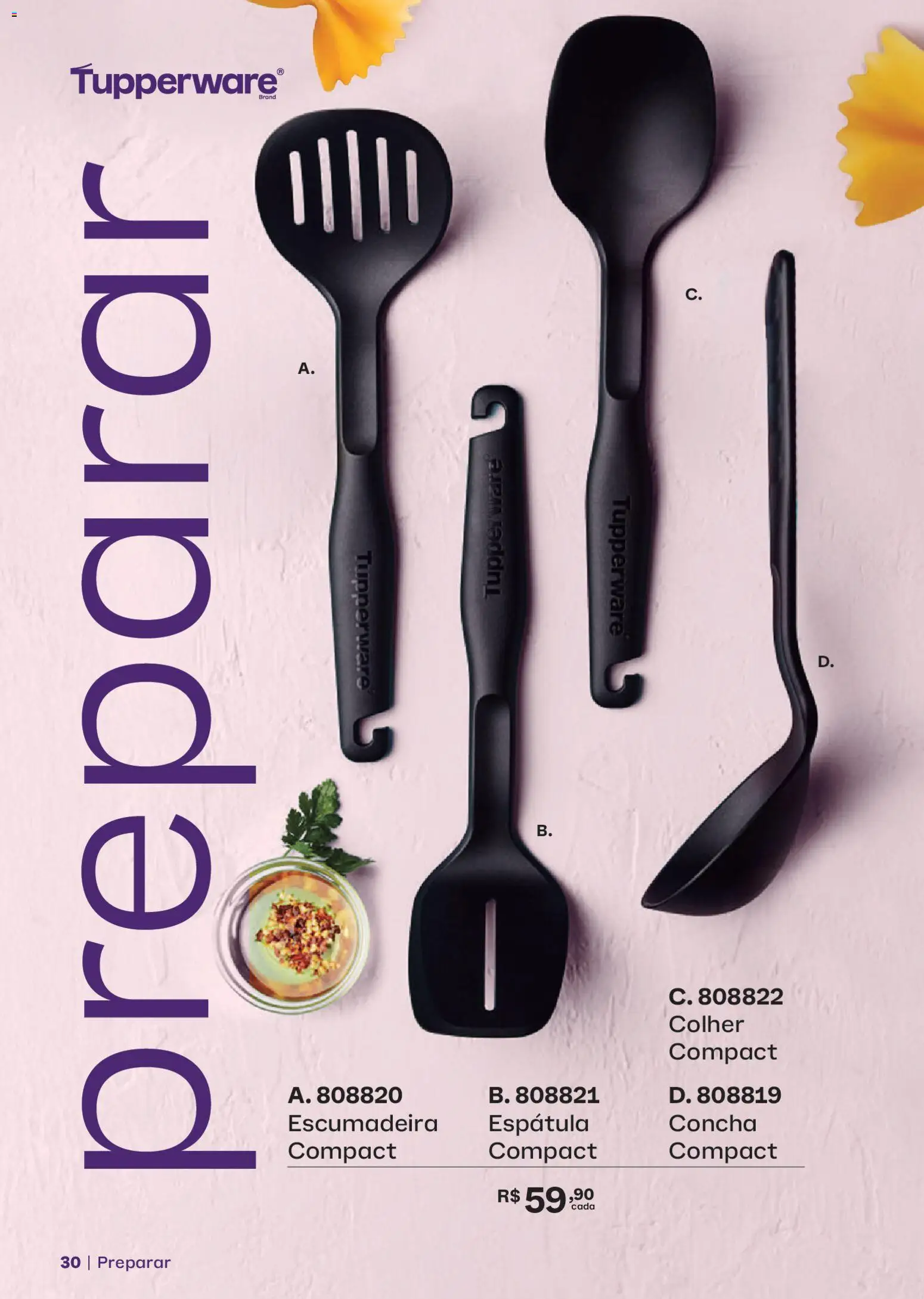 Tupperware Folheto - válido de 01.04.2026 | Página: 30 | Produtos: Escumadeira, Espátula